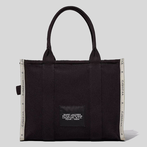 MARC JACOBS The Jacquard Large Tote Bag Black RS-M0017048