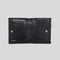 FERRAGAMO Vera Bow Calf Leather Compact Wallet Black RB-22E009