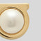FERRAGAMO Gancini Pearls Earrings In Gold Color RS-760121