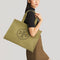 TORY BURCH Ella Canvas Tote Dark Sage RS-148792