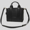 Marc Jacobs Leather The Tote Small Traveler Tote Bag Black RS-H009L01SP21