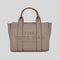 Marc Jacobs Leather The Tote Mini Traveler Tote Bag Cement RS-H009L01SP21