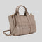 Marc Jacobs Leather The Tote Mini Traveler Tote Bag Cement RS-H009L01SP21