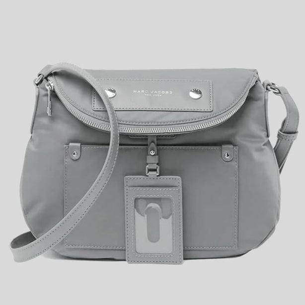 MARC JACOBS Preppy Natasha Nylon Crossbody Rock Grey RS-M0014625