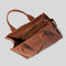 Marc Jacobs Leather The Tote Small Traveler Tote Bag Argan Oil RS-H009L01SP21
