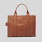 Marc Jacobs Leather The Tote Small Traveler Tote Bag Argan Oil RS-H009L01SP21