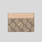 GUCCI Supreme Horsebit Card Holder Beige RB-774344