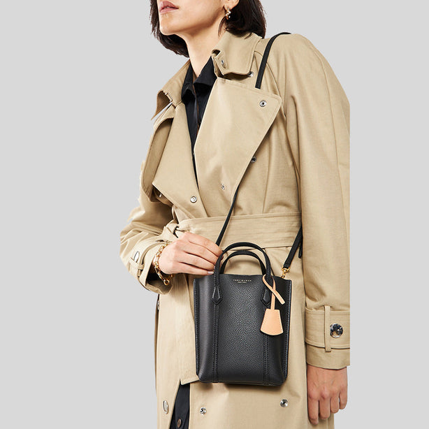 Tory Burch Mini Perry Tote Black RS-142616 – Robinsons Singapore