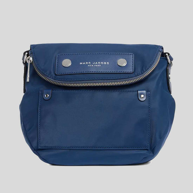 MARC JACOBS Preppy Nylon Mini Natasha Crossbody Bag Azure Blue RS-M0012909