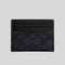 COACH Slim Id Card Case In Signature Canvas Charcoal/Black RS-CW366