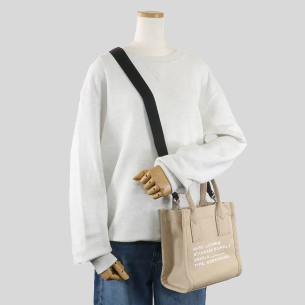 MARC JACOBS Canvas Standard Supply Small Tote Beige RS-4S4HCR003H02