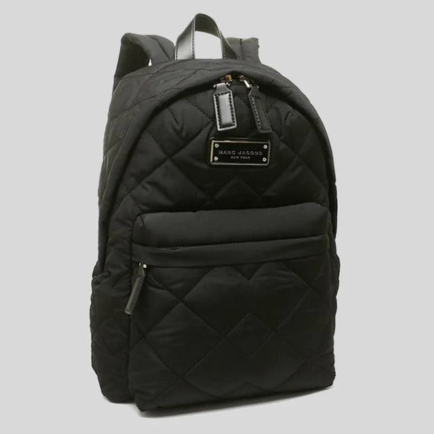 Marc Jacobs Quilted Nylon Backpack Black RS-M0011321