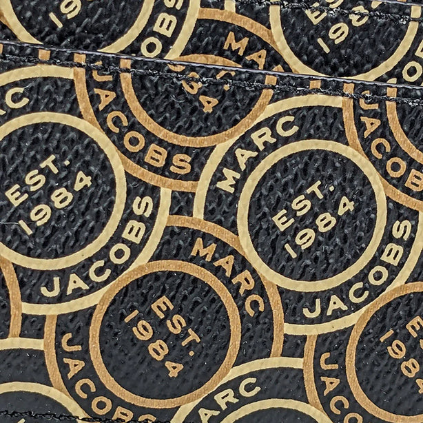 Marc Jacobs MJ Logo Printed Card Case Black Multi RS-S104M12FA22