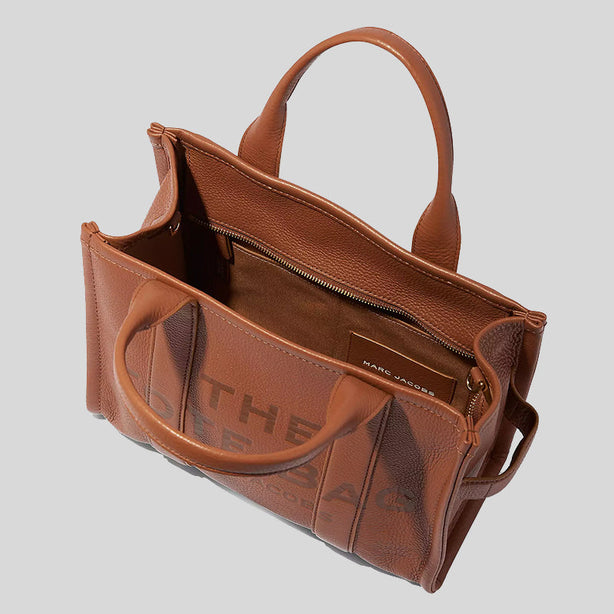 Marc Jacobs The Leather Medium Tote Bag Argan Oil RS Marc Jacobs The Leather Medium Tote Bag Argan Oil RS