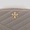 TORY BURCH Kira Chevron Camera Bag Gray Heron RB-90450