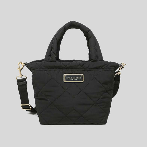 Marc Jacobs Quilted Nylon Mini Tote Black RS-M0016681