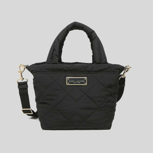 Marc Jacobs Quilted Nylon Mini Tote Black RS-M0016681