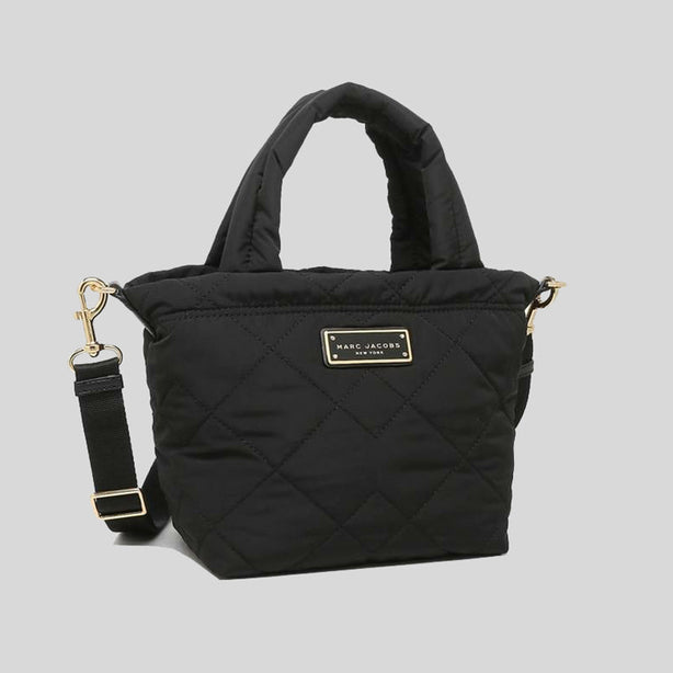 Marc Jacobs Quilted Nylon Mini Tote Black RS-M0016681