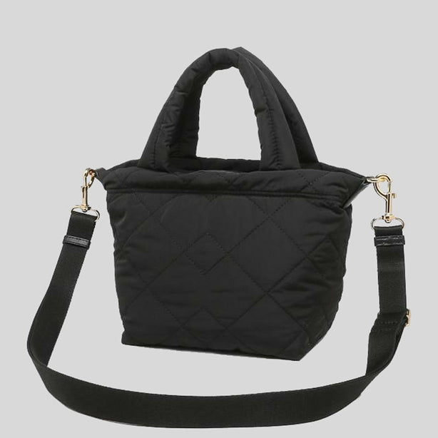 定番★Marc Jacobs★Quilted Nylon Mini Tote M0016681 Marc Jacobs Quilted Nylon Mini Tote Black RS-M0016681