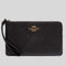 COACH Large Corner Zip Wristlet Black RB-CV395