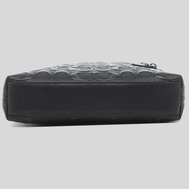 COACH Houston Flight Bag In Signature Leather Black RS-4009