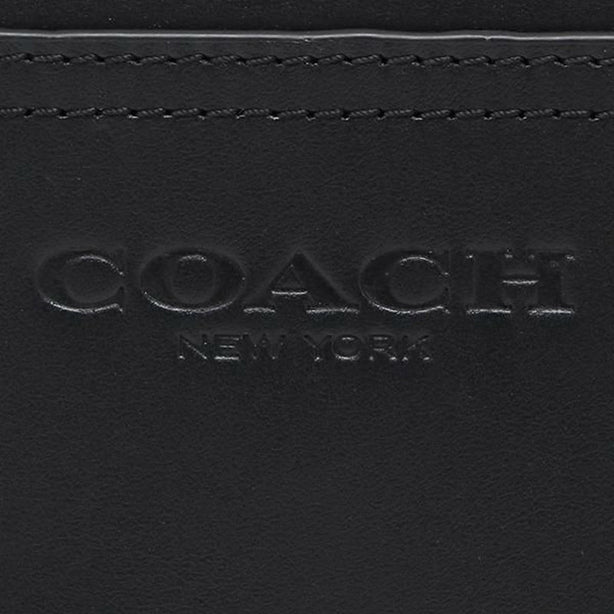 Coach Houston Map Bag In Signature Leather Black RS-4006