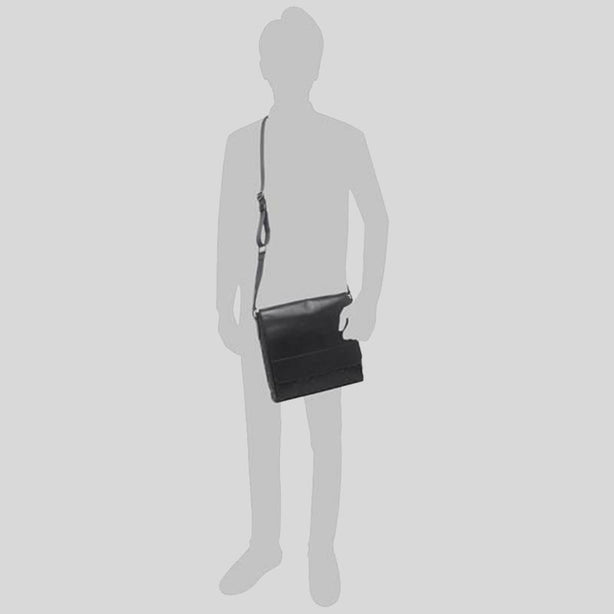 Coach Houston Map Bag In Signature Leather Black RS-4006