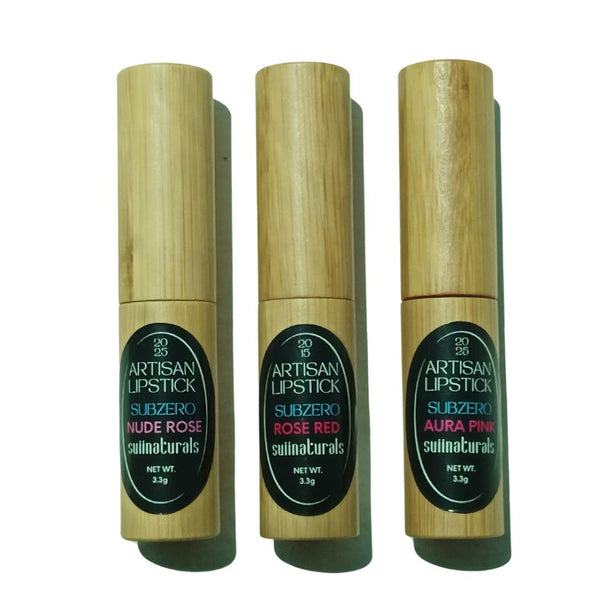 Suiinaturals Triple Natural  Lipstick Set B