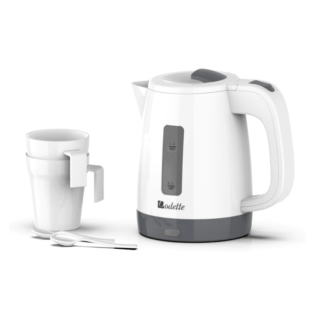 Odette Travel Kettle (Includes Cups & Spoons)