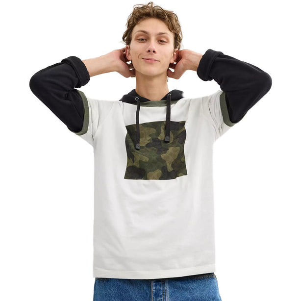 Coach Camo T Shirt In Organic Cotton in Off White CW770