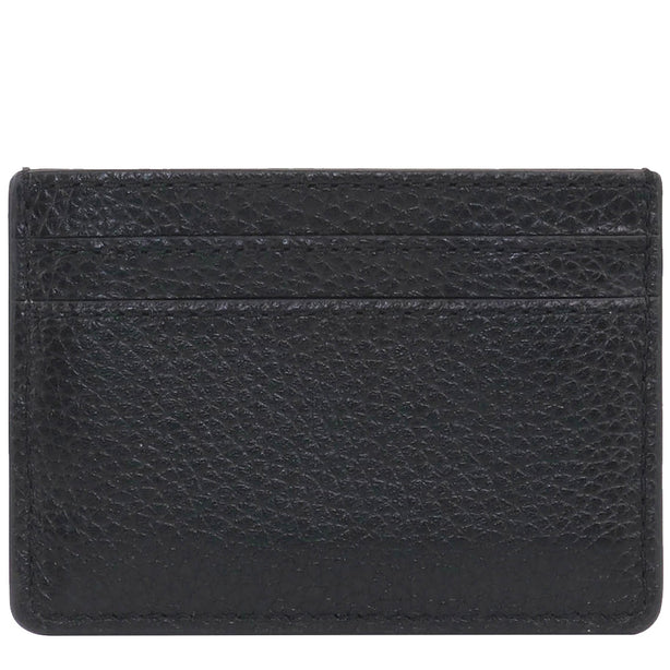 Marc Jacobs The Groove Leather Card Case In Black S102L01FA21