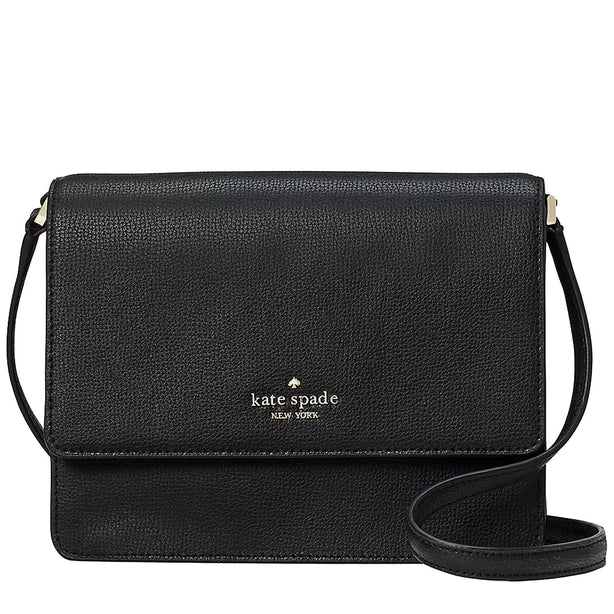 Kate Spade Kristi Flap Crossbody Bag in Black kb430