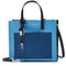 Marc Jacobs Mini Grind Colorblock Leather Tote Bag in Blue Heaven Multi M0016132