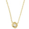 Kate Spade Infinity & Beyond Knot Mini Pendant Necklace in Clear/ Gold o0ru2833