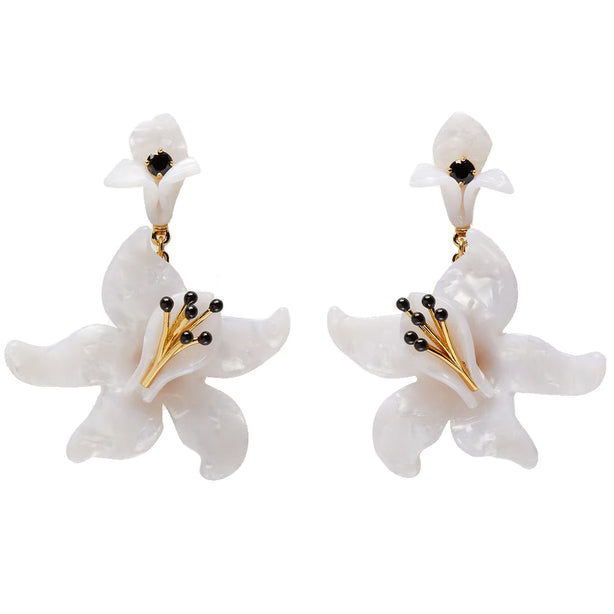 Kate Spade Brighten Up Statement Earrings in White/ Multi KH505