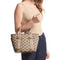 Michael Kors Maeve Logo Small Convertible Tote Bag in Beige/ Ebony 30S3S5VT1J
