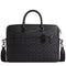 Coach Ethan Slim Brief Bag In Signature Canvas  in Charcoal/ Black CV917