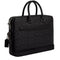 Coach Ethan Slim Brief Bag In Signature Canvas  in Charcoal/ Black CV917