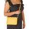 Kate Spade Lena Double Compartment Crossbody Bag in Daffodil KH430