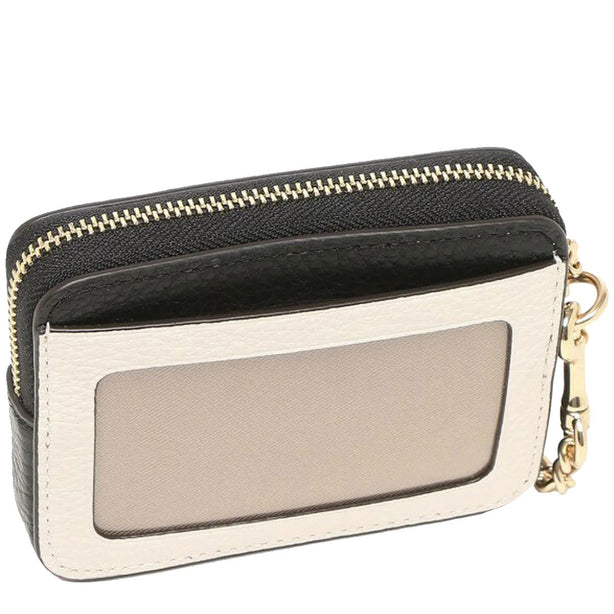 Coach Zip Card Case In Colorblock in Chalk Multi C1886
