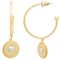 Kate Spade Heartful Hoops Earrings in Gold/ Silver kg151