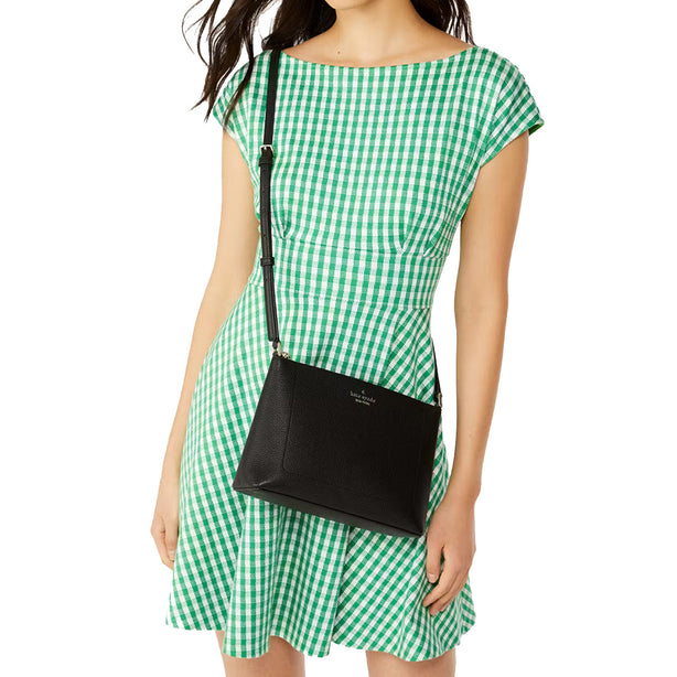 Kate Spade Leila Medium Crossbody Bag in Black KG464