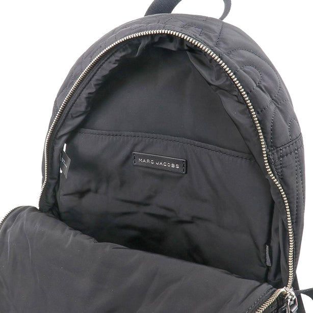 Marc Jacobs Nylon Jumbled Logo Workwear Small Backpack Bag in Black 4S4HBP002H02