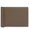 Coach Slim Money Clip Billfold Wallet In Dark Stone CH090