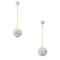 Kate Spade Razzle Dazzle Linear Earrings in Clear/ Worn Gold o0ru2975