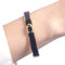 Coach Signature Push Hinged Bangle Bracelet in Gold/ Black F67480