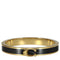 Coach Signature Push Hinged Bangle Bracelet in Gold/ Black F67480