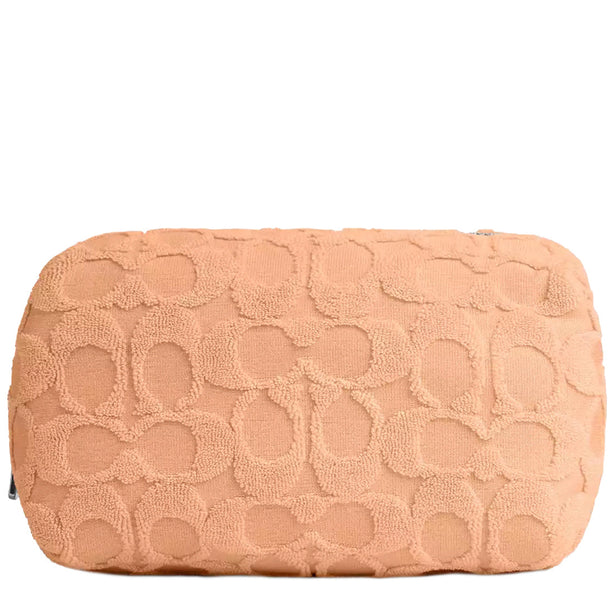 Coach Cosmetic Case In Signature Terry in Faded Blush CU178