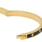 Kate Spade Spot the Spade Enamel Hinged Bangle Bracelet in Black KJ727