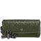 Coach Sunglass Case In Signature Leather in Dark Shamrock C9989